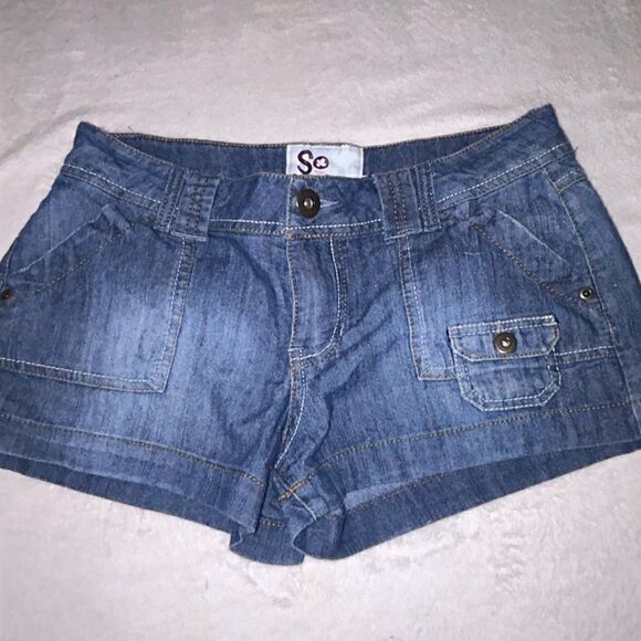 SO brand jean shorts size 7 - Picture 1 of 3